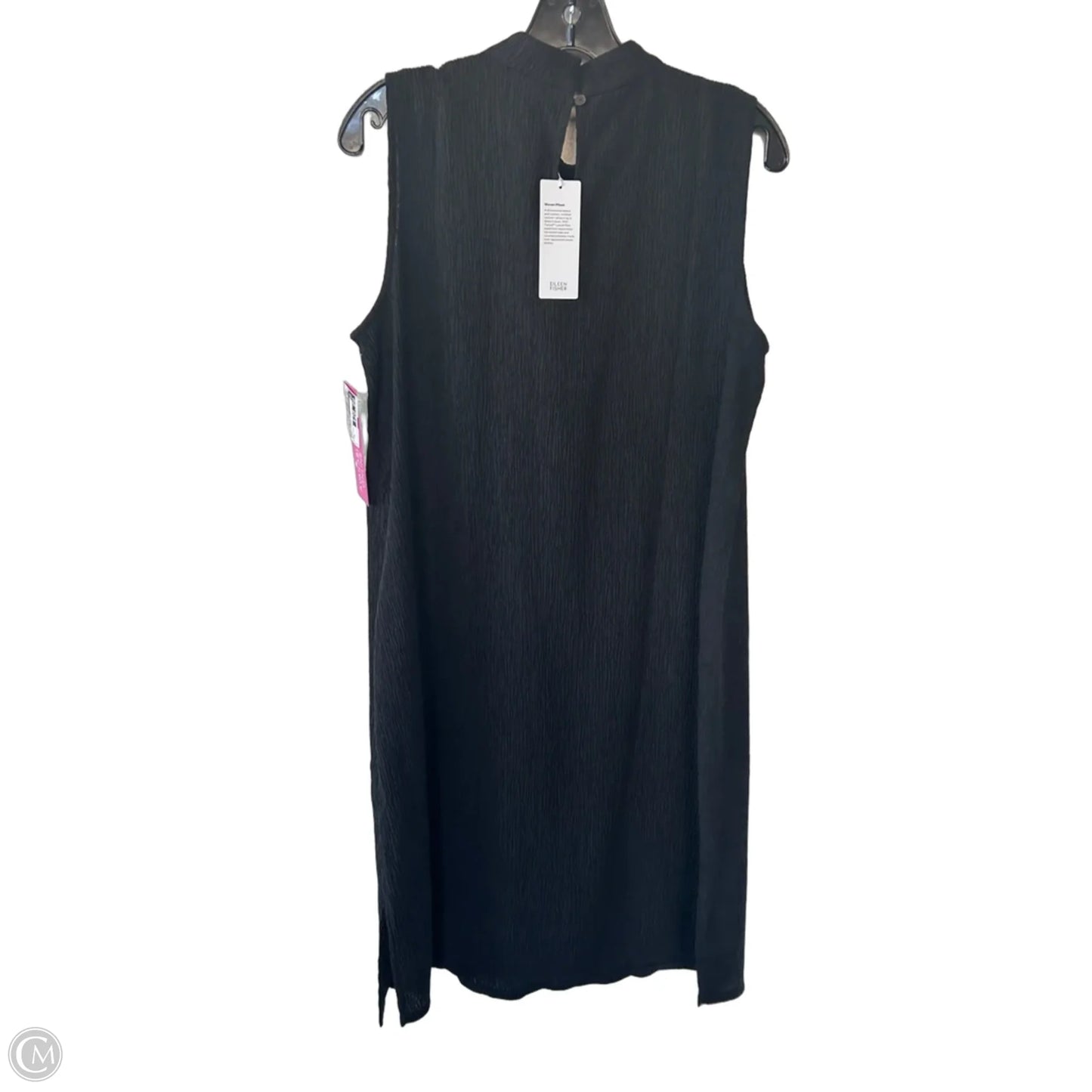 Dress Casual Midi By Eileen Fisher In Black, Size: M