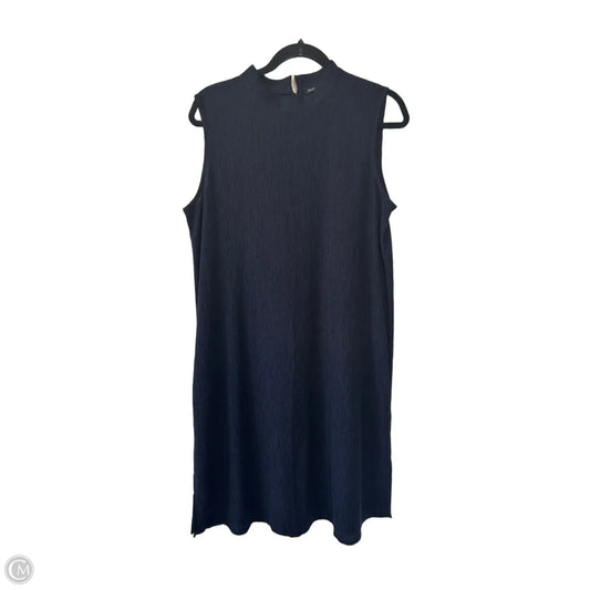 Dress Casual Midi By Eileen Fisher In Navy, Size: M