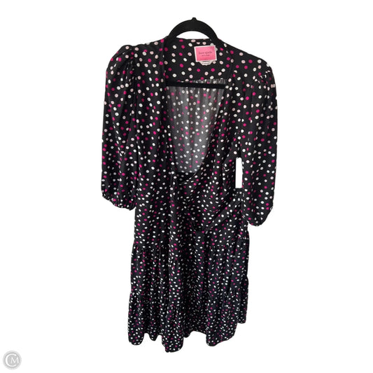 Dress Designer By Kate Spade In Black & Pink, Size: Xl