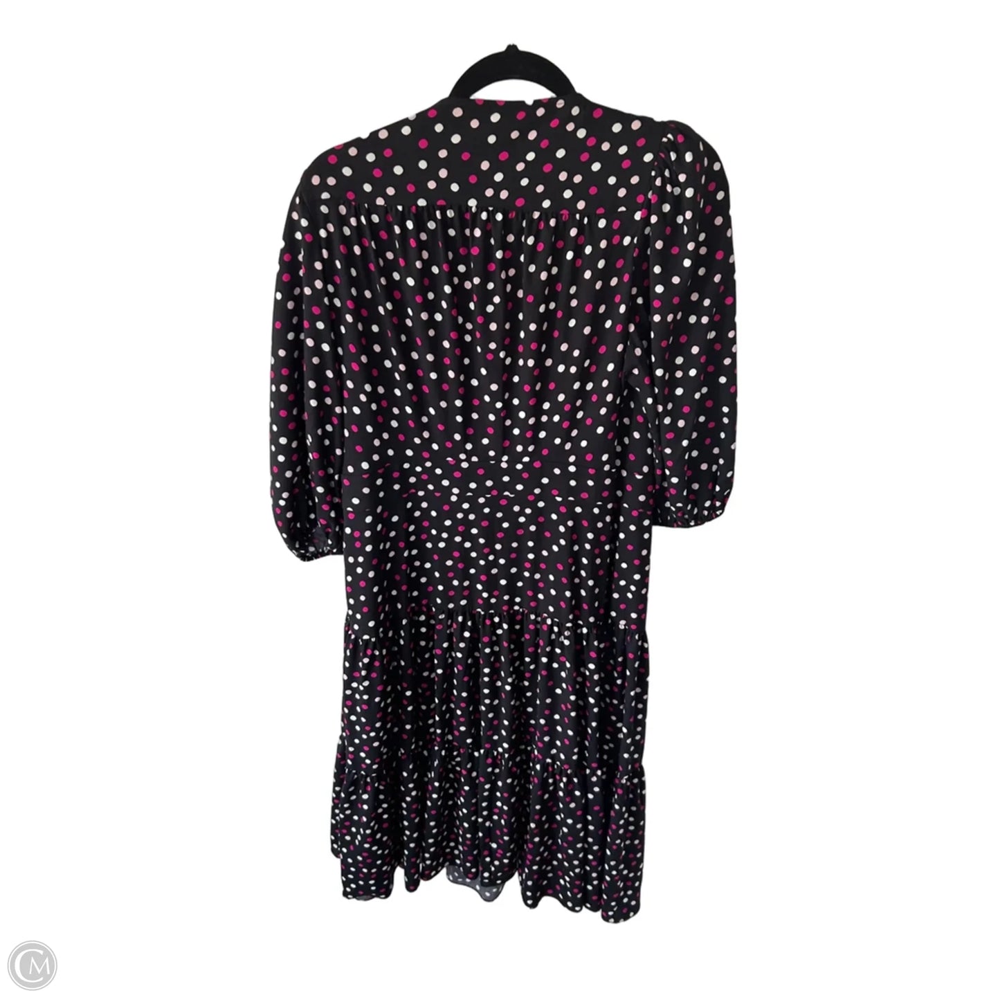 Dress Designer By Kate Spade In Black & Pink, Size: Xl