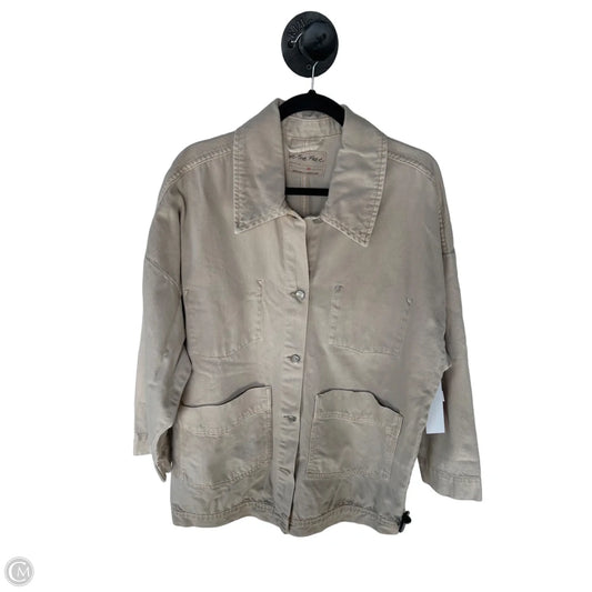 Jacket Denim By We The Free In Cream Denim, Size: Xl