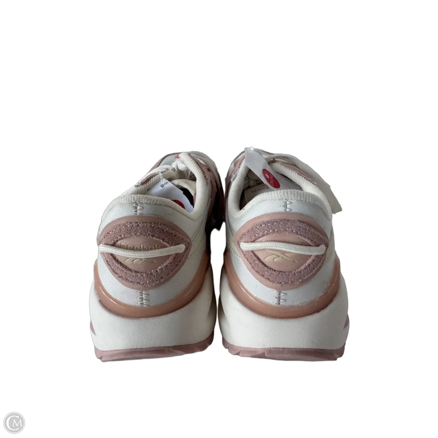 Shoes Athletic By Reebok In Cream & Pink, Size: 8.5