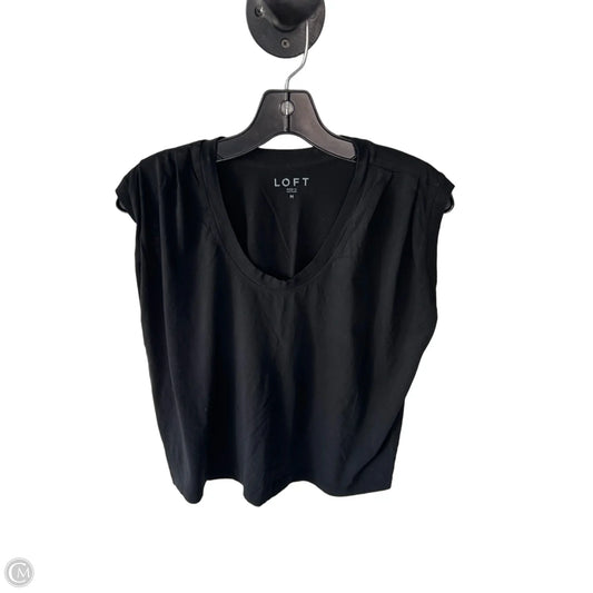 Top Sleeveless Basic By Loft In Black, Size: M
