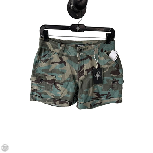 Shorts By Clothes Mentor In Green & Tan, Size: 8