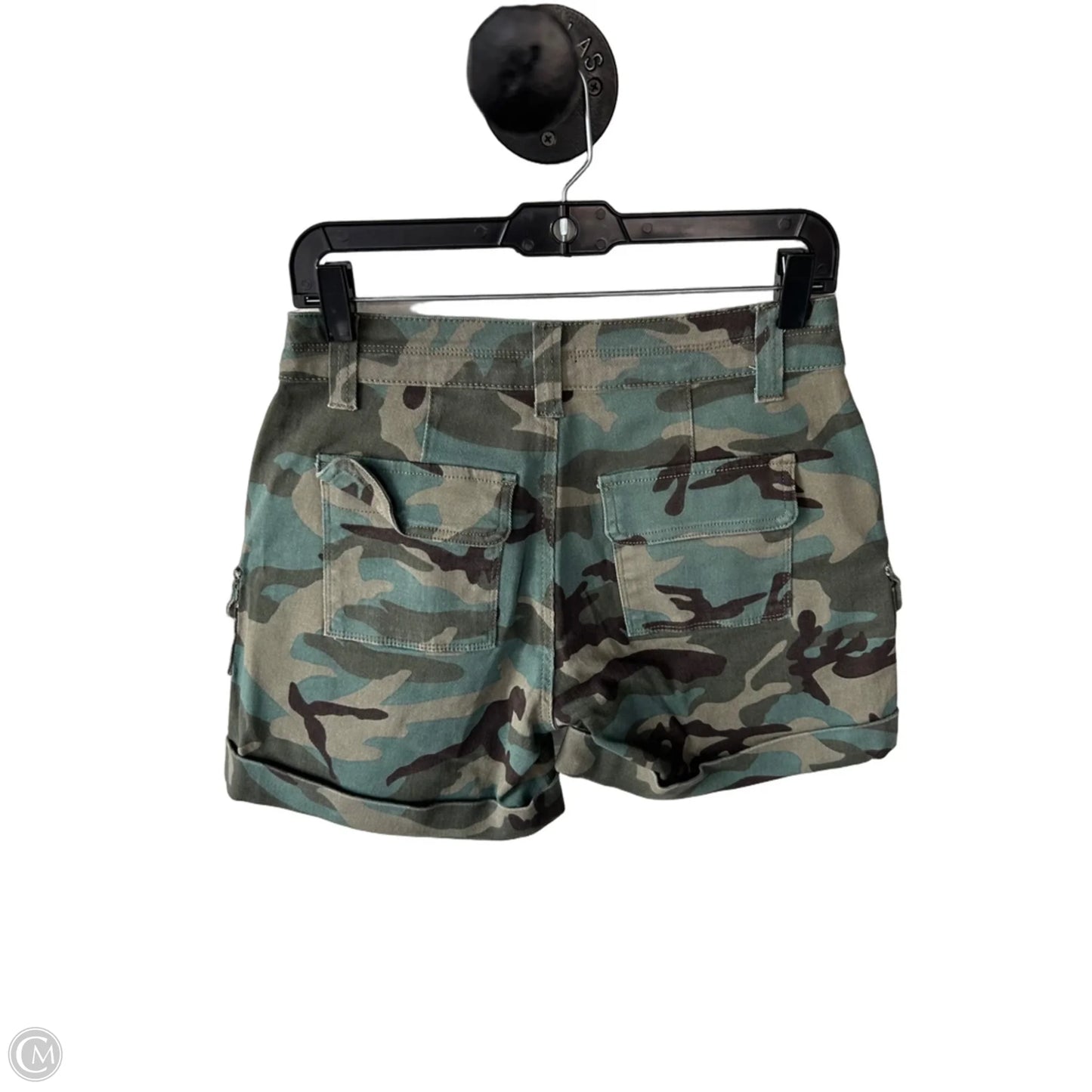 Shorts By Clothes Mentor In Green & Tan, Size: 8
