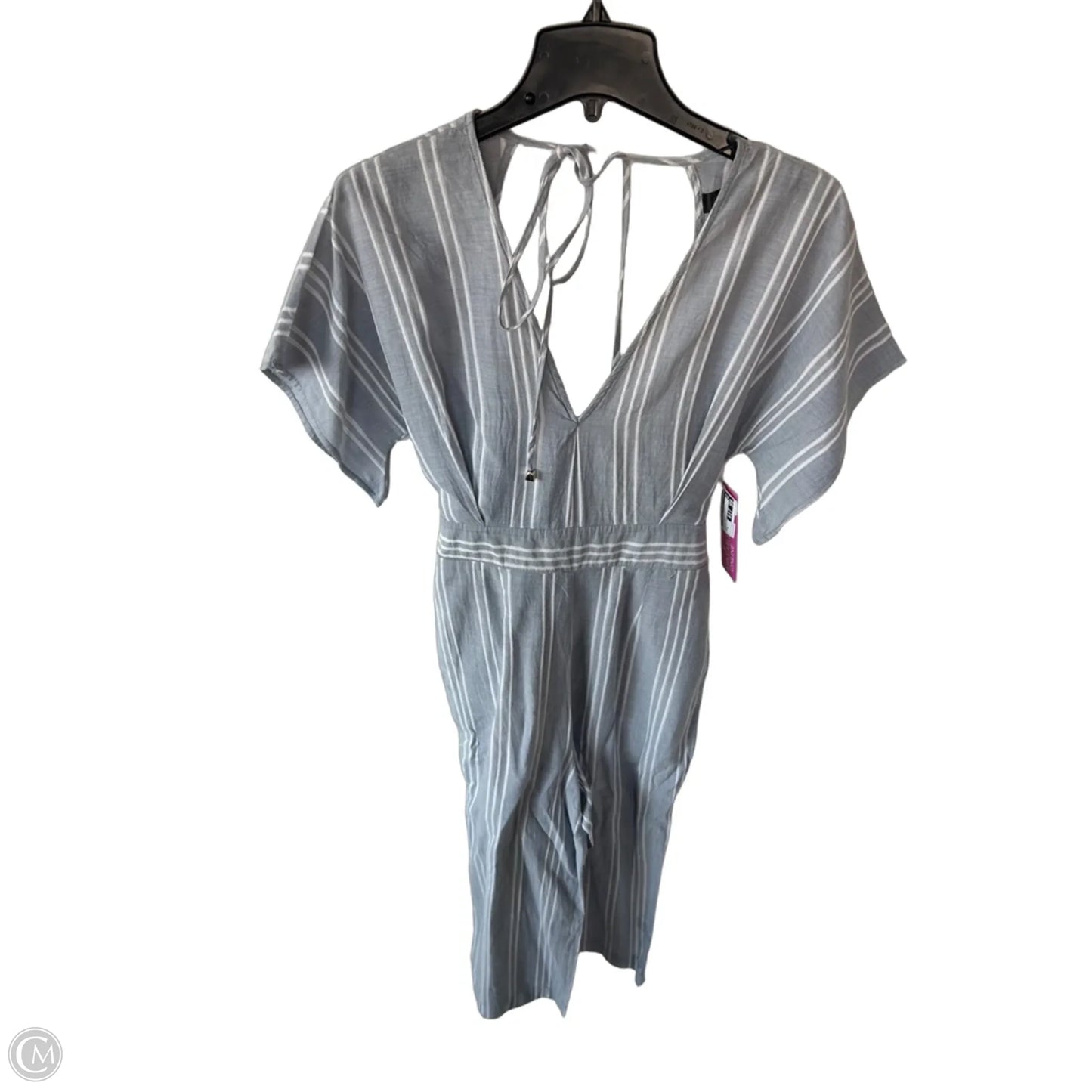 Jumpsuit By Clothes Mentor In Blue & White, Size: S