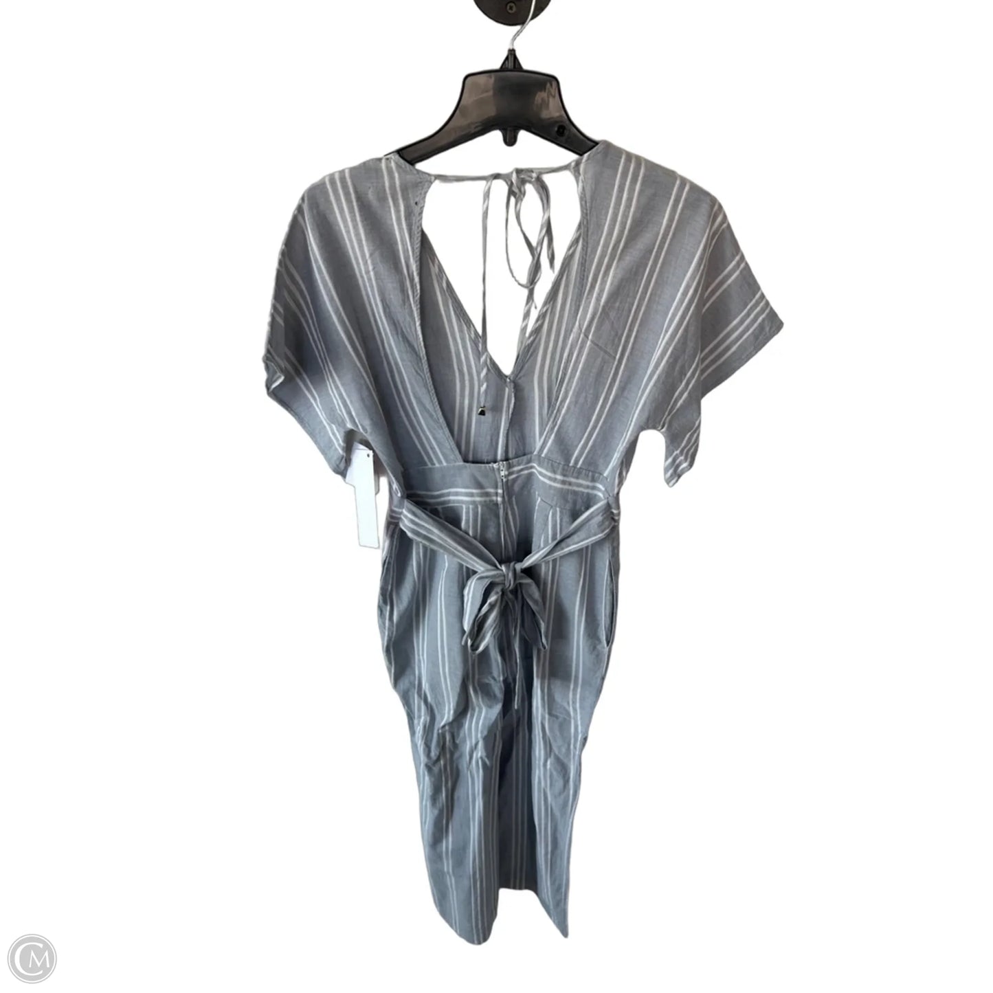 Jumpsuit By Clothes Mentor In Blue & White, Size: S