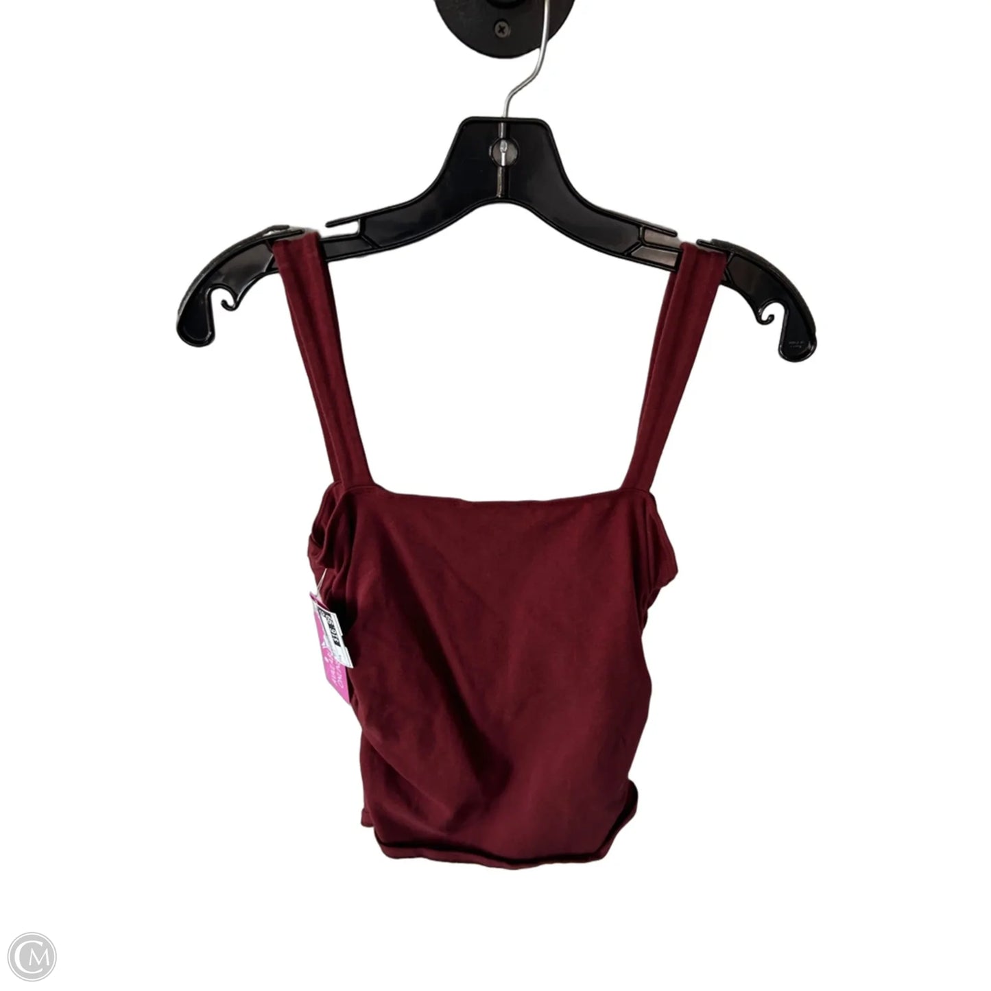 Top Sleeveless By Reformation In Maroon, Size: M