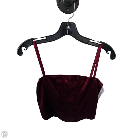 Top Sleeveless By Astr The Label In Red, Size: M