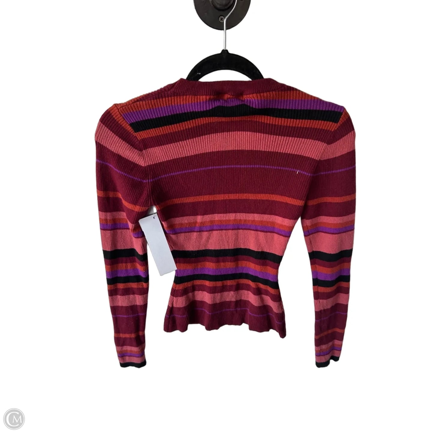 Top Long Sleeve By Evereve In Red, Size: Xs