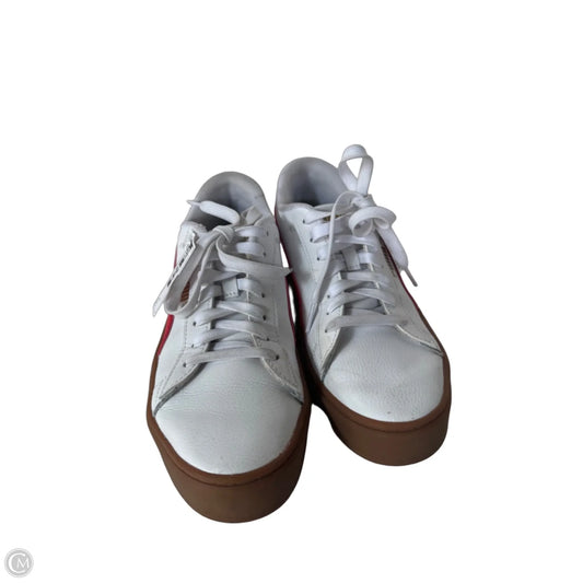 Shoes Sneakers Platform By Puma In Red & White, Size: 8