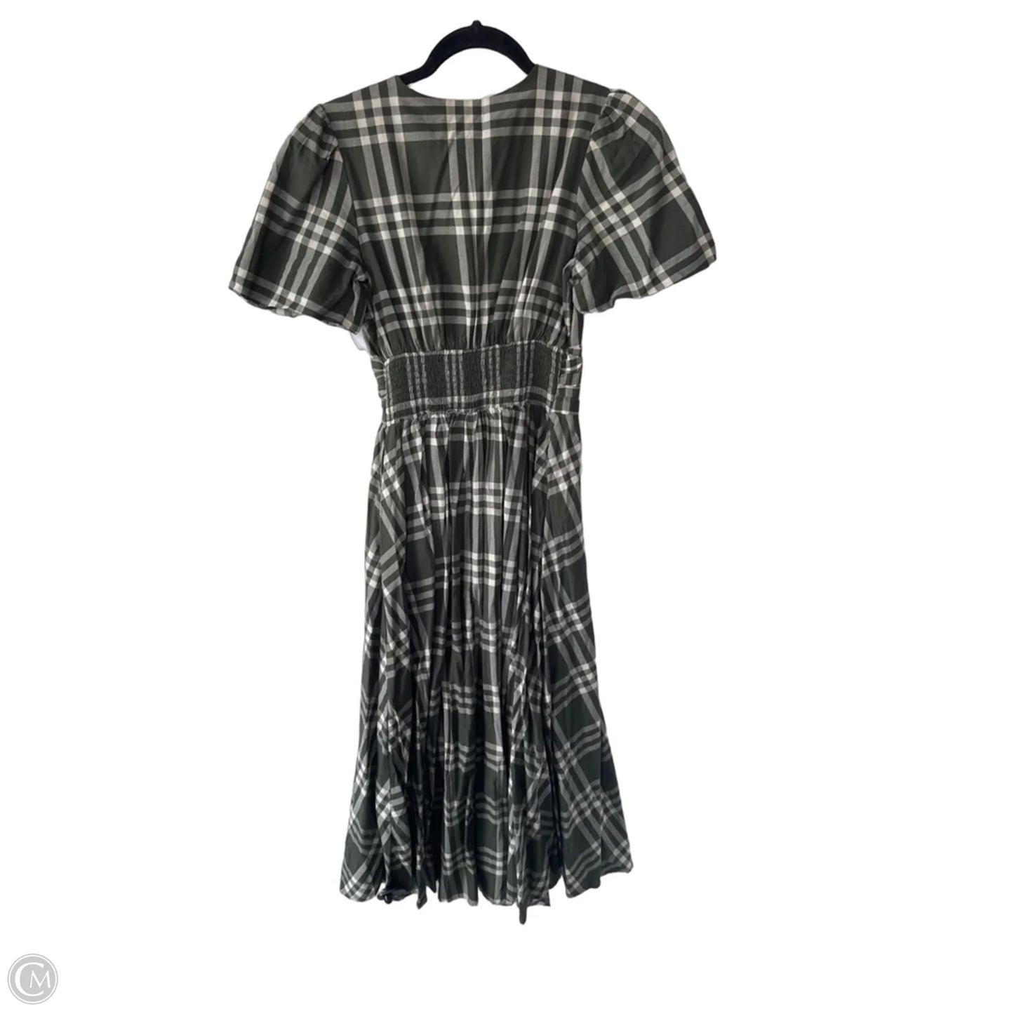 Dress Casual Maxi By Anthropologie In Green & White, Size: Xs