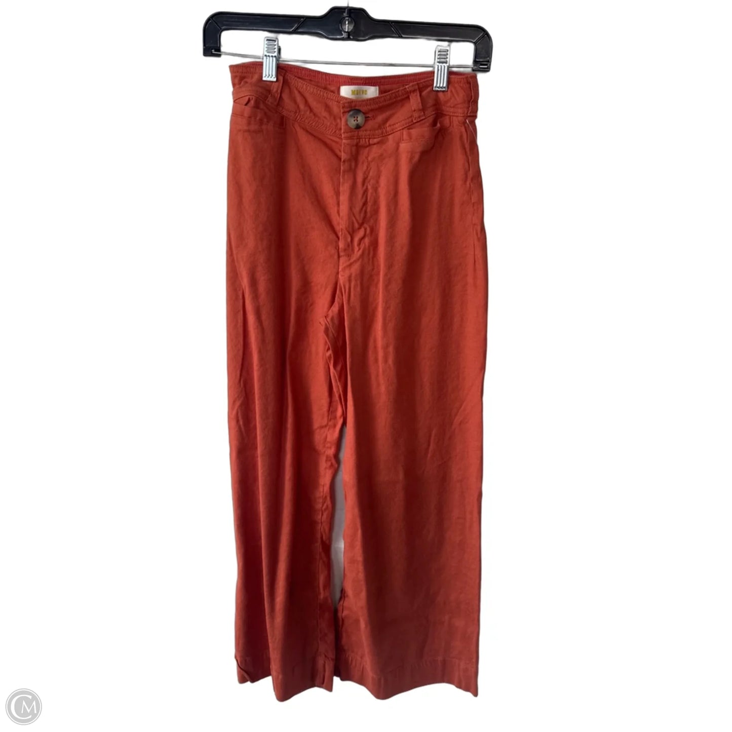 Pants Wide Leg By Maeve In Orange, Size: 2