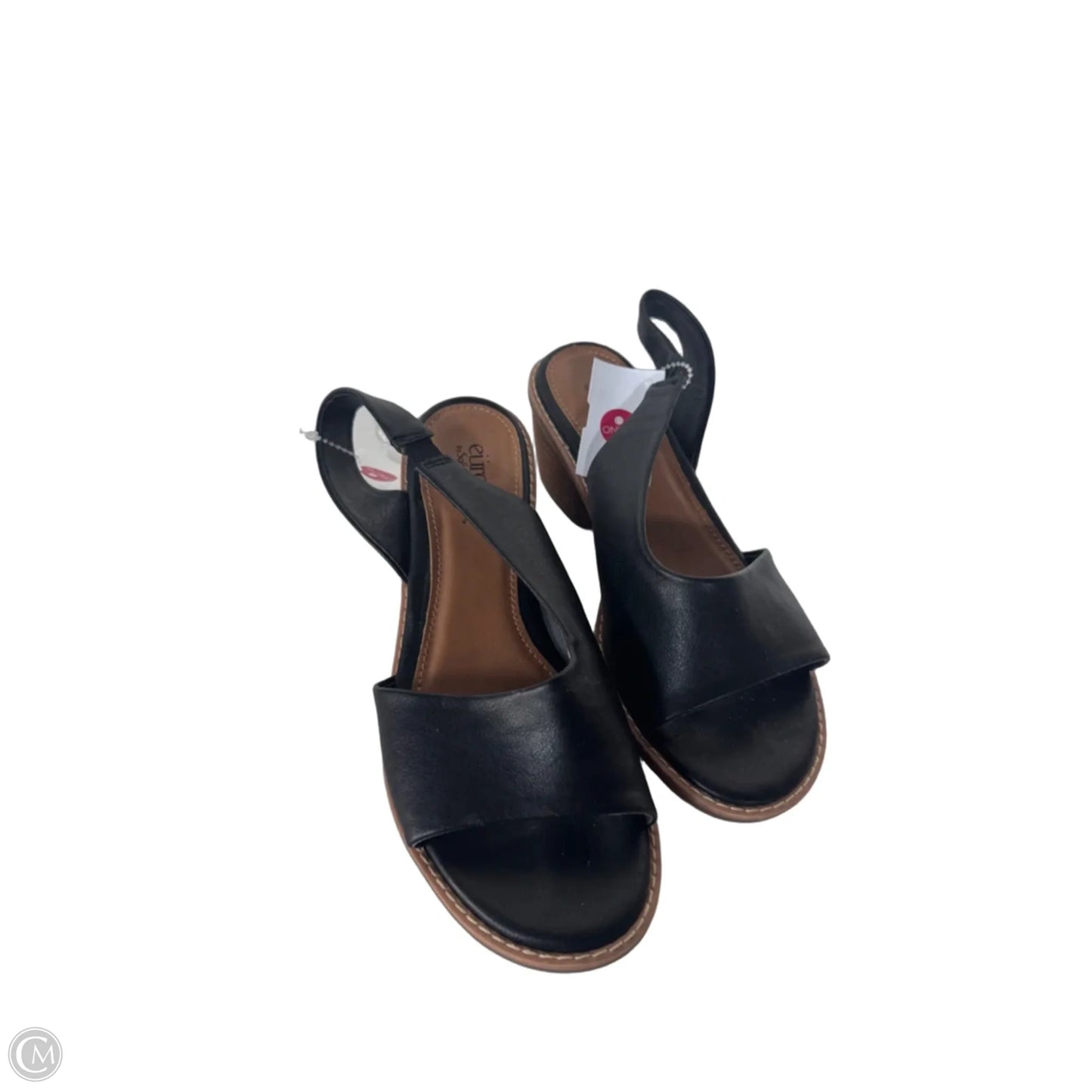 Sandals Heels Block By Sofft In Black, Size: 6.5