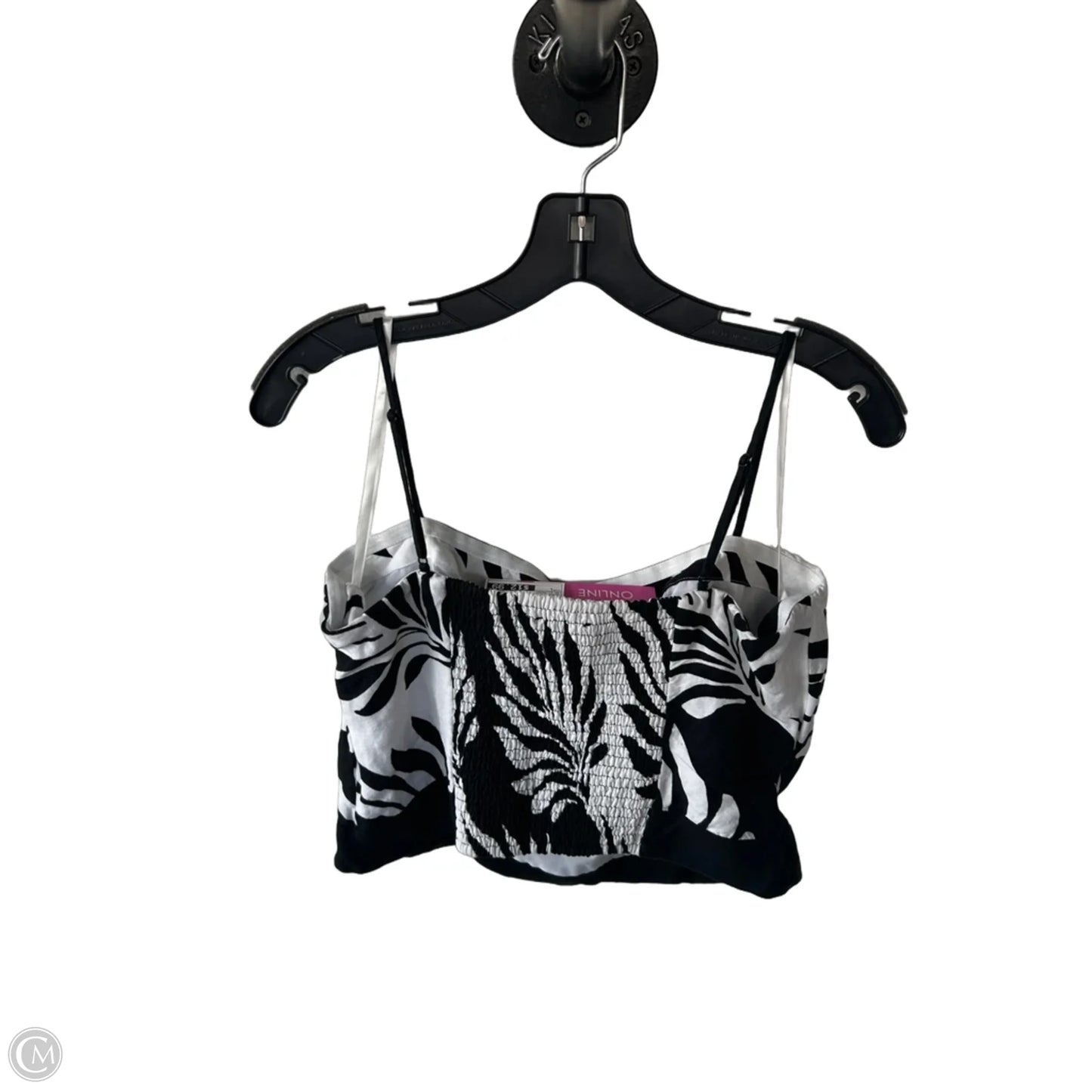 Top Sleeveless By White House Black Market In Black & White, Size: L