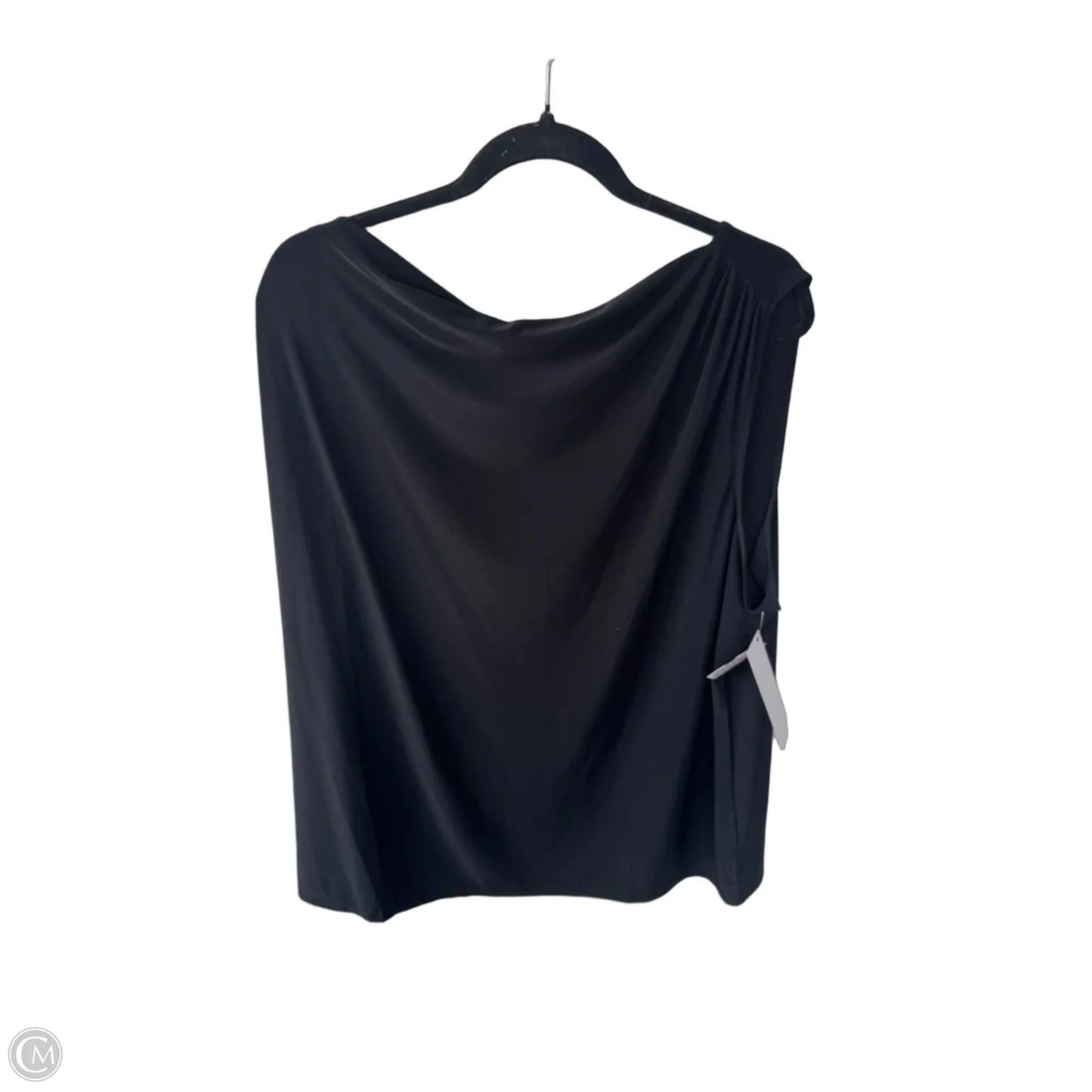 Top Sleeveless By Lands End In Black, Size: 2x