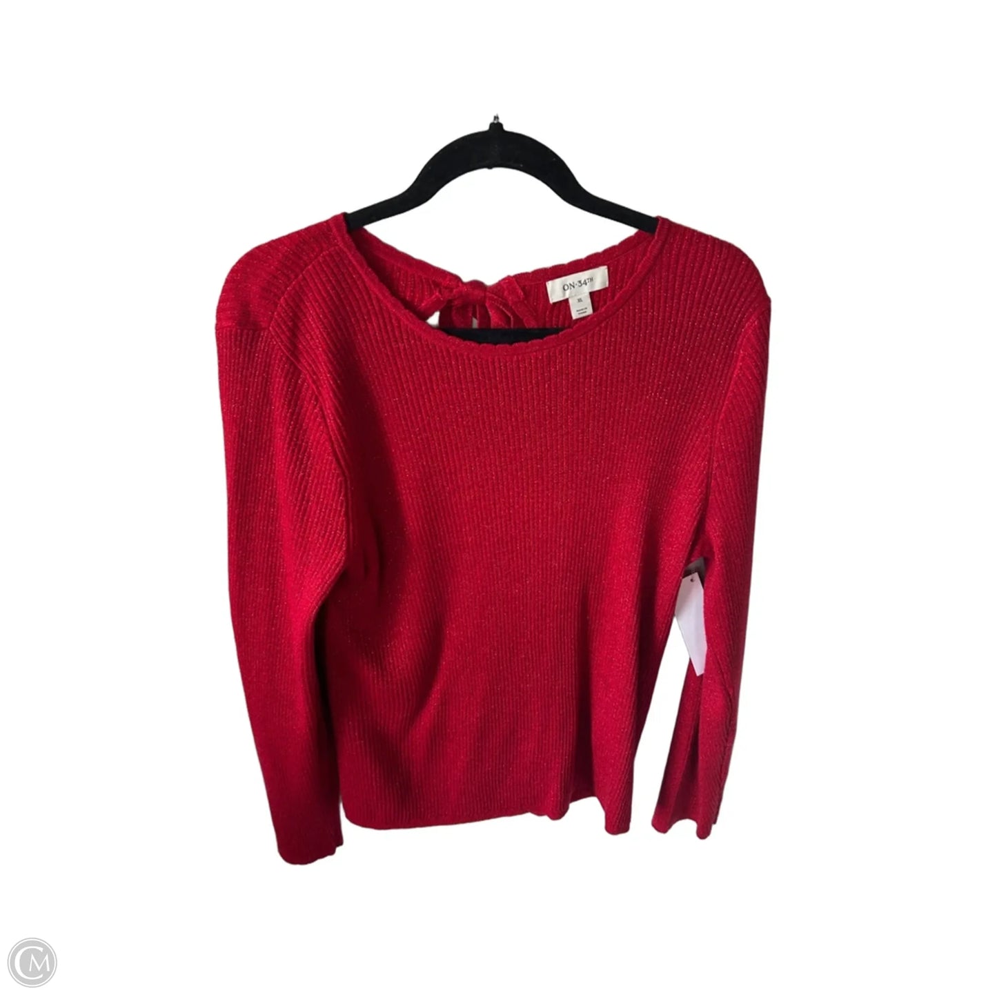 Sweater By On 34th In Red, Size: Xl