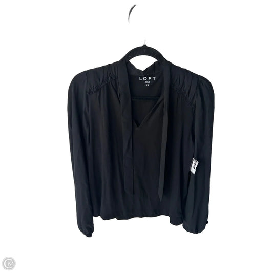 Top Long Sleeve By Loft In Black, Size: Xs