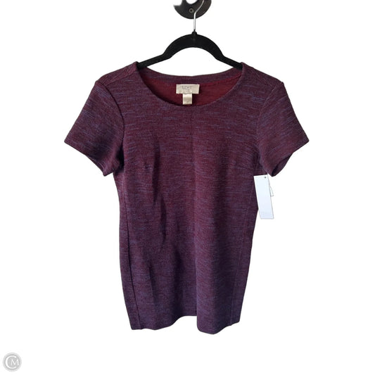 Dress Casual Short By Loft In Maroon, Size: Sp