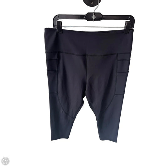 Athletic Capris By Zyia In Black, Size: 14
