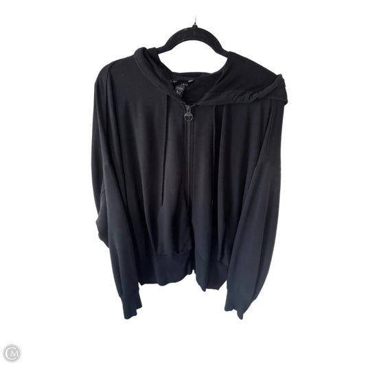 Athletic Sweatshirt Hoodie By Athleta In Black, Size: Xl
