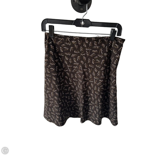 Skirt Mini & Short By Old Navy In Brown & Cream, Size: 4