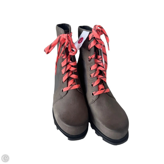 Boots Mid-calf Heels By Sorel In Brown, Size: 11