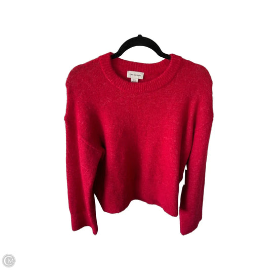 Sweater By Calvin Klein In Red, Size: S