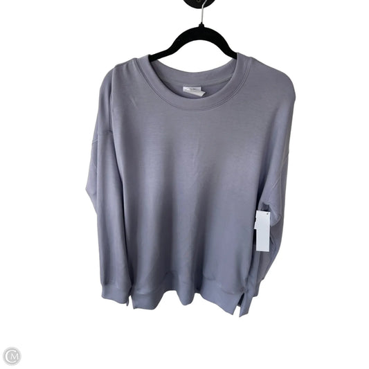 Sweatshirt Crewneck By Sage In Purple, Size: L