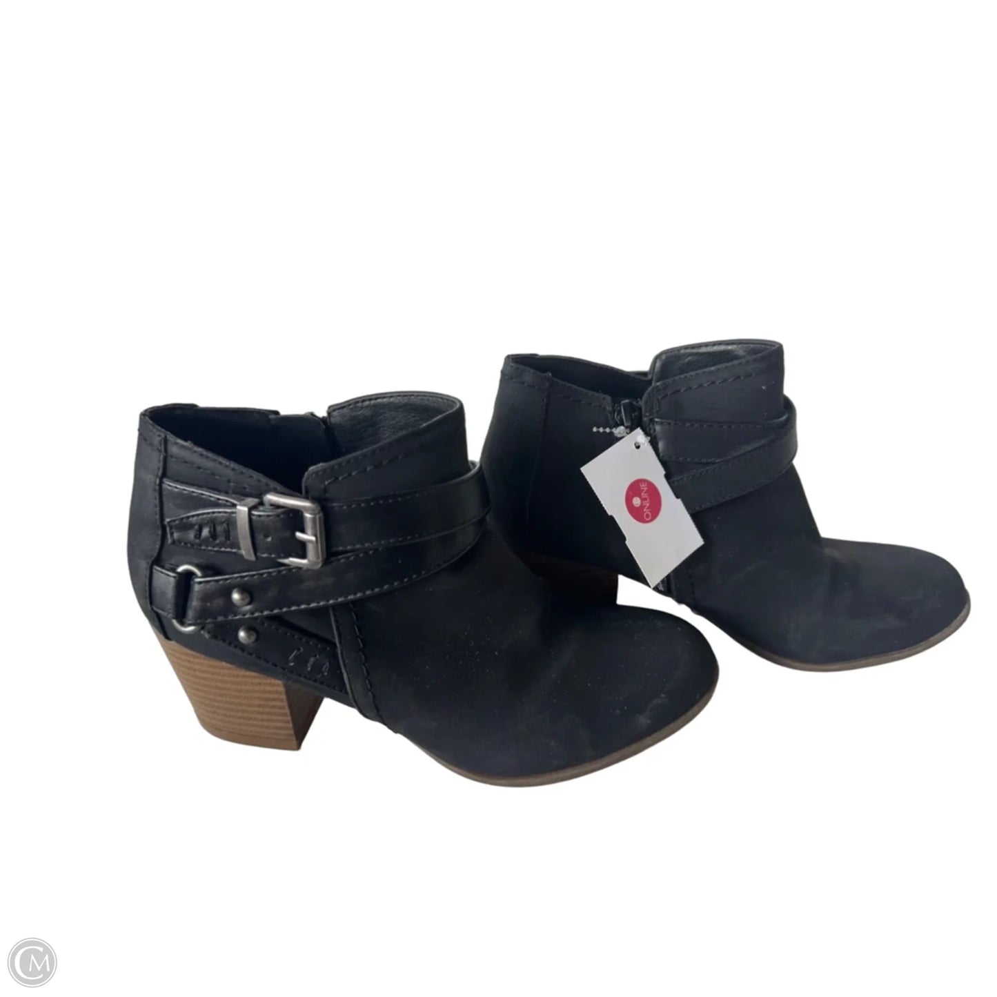 Boots Ankle Heels By Indigo Rd In Black, Size: 7