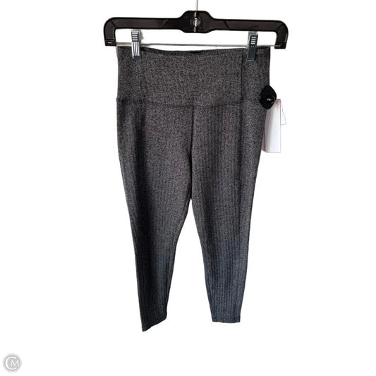 Athletic Leggings By Athleta In Black & Grey, Size: 0