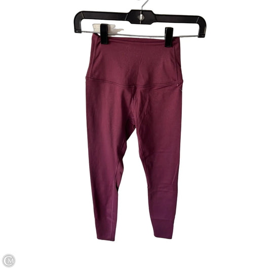 Athletic Leggings By Tavi In Maroon, Size: 0
