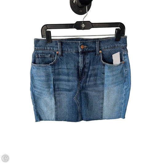 Skirt Mini & Short By Evereve In Blue Denim, Size: 10