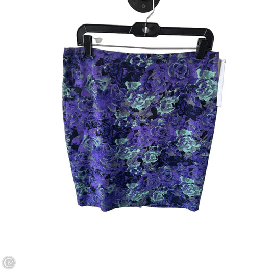 Skirt Mini & Short By Talbots In Purple, Size: 10