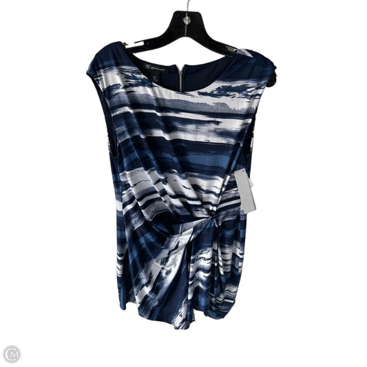 Dress Work By Inc In Blue & White, Size: Xlp