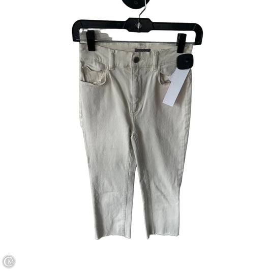 Jeans Straight By Dl1961 In Cream Denim, Size: 0