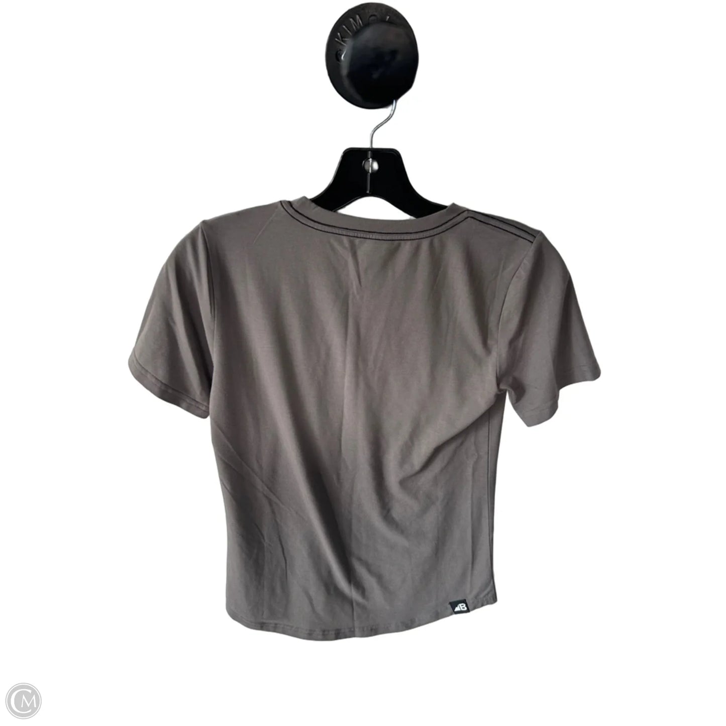 Top Short Sleeve Basic By Cmc In Taupe, Size: Xs