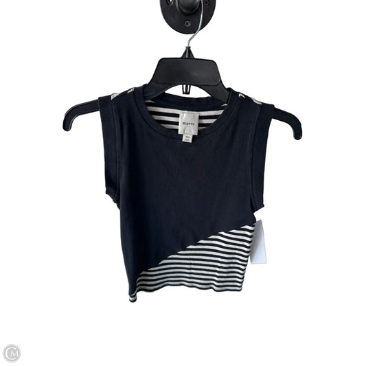 Top Sleeveless By Maeve In Black & Cream, Size: Xxs