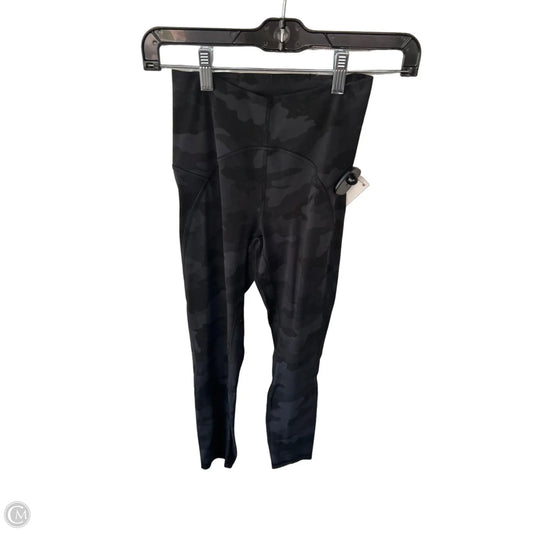 Athletic Leggings By Lululemon In Black & Grey, Size: 4