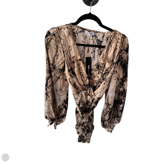 Dress Casual Short By Fashion Nova In Black & Tan, Size: L