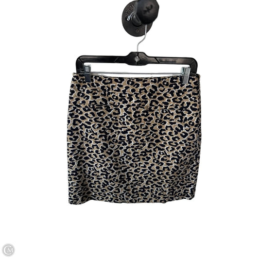 Skirt Mini & Short By Talbots In Black & Tan, Size: 4