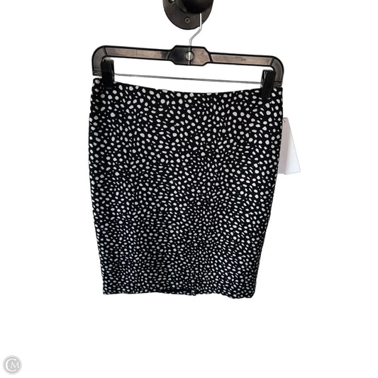 Skirt Mini & Short By Talbots In Black & White, Size: 4p