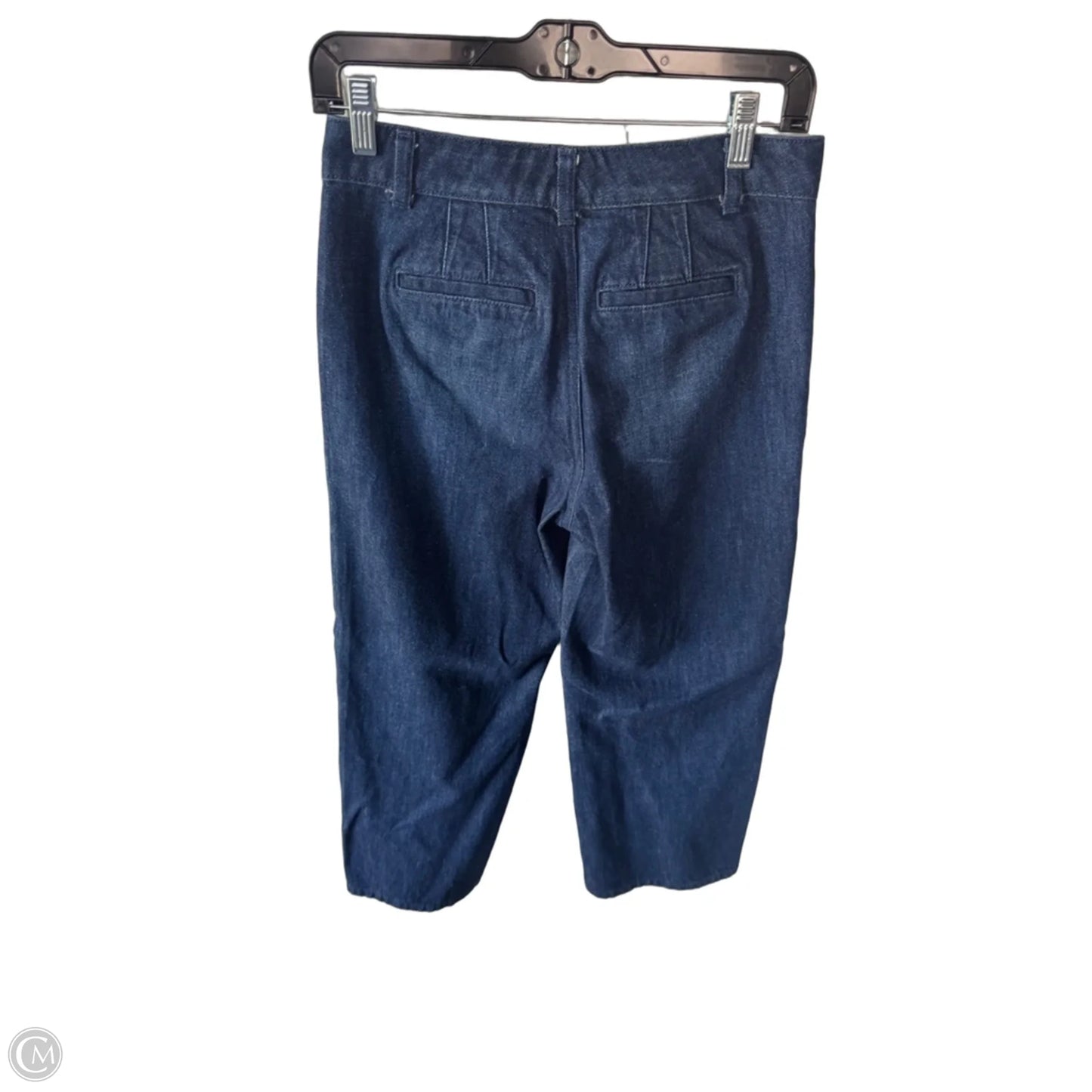 Jeans Wide Leg By Talbots In Blue Denim, Size: 2p