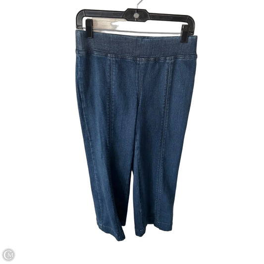 Jeans Flared By Talbots In Blue Denim, Size: 4p