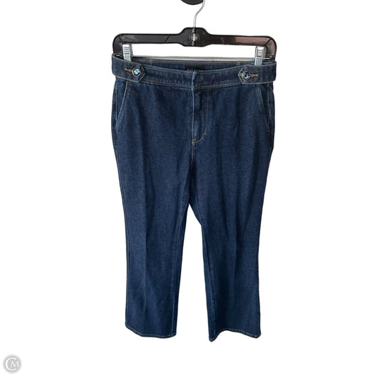 Jeans Wide Leg By Talbots In Blue Denim, Size: 2p