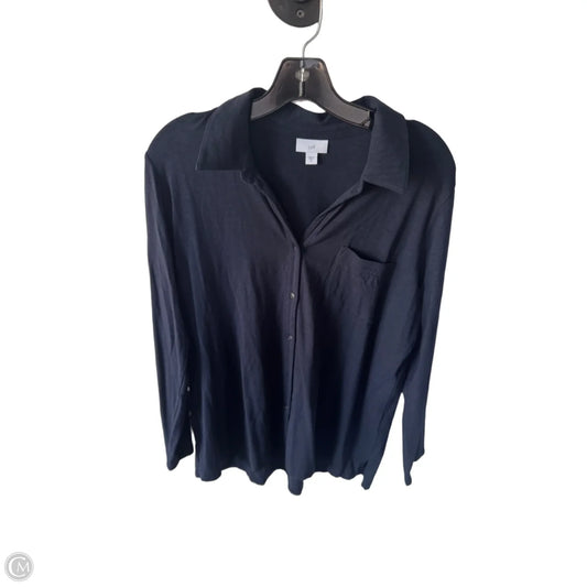 Top Long Sleeve By J. Jill In Blue, Size: M