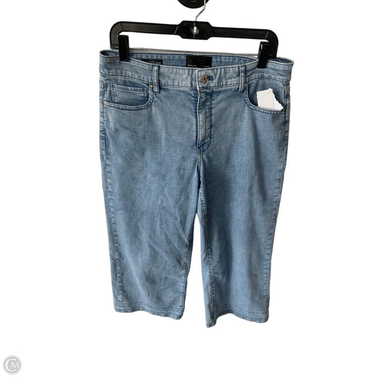 Jeans Cropped By White House Black Market In Blue Denim, Size: 10