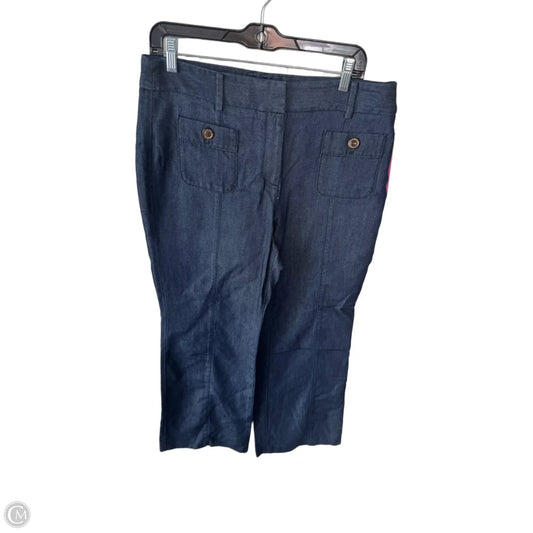 Jeans Wide Leg By Talbots In Blue Denim, Size: 10