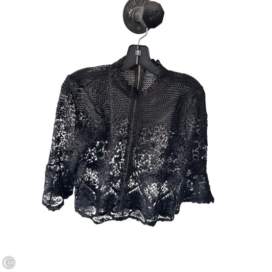Top 3/4 Sleeve By Bold Elements In Black, Size: M