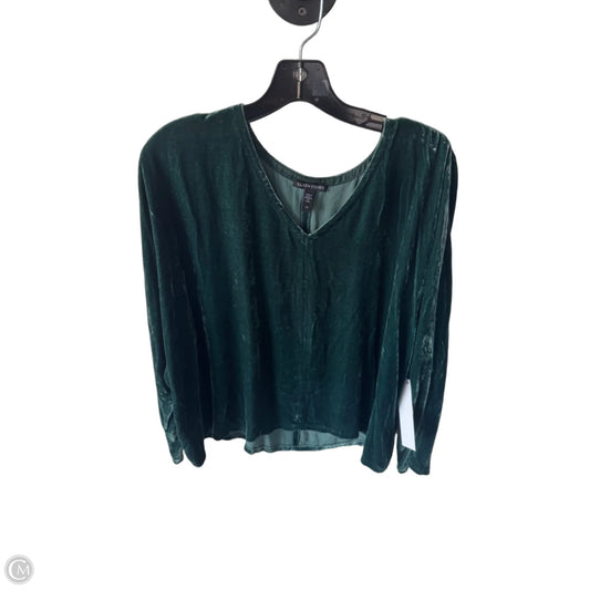 Top Long Sleeve By Eileen Fisher In Green, Size: L